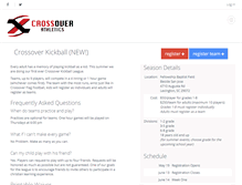 Tablet Screenshot of crossoverathletics.org